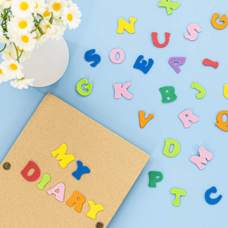 910Pcs Foam Letter Stickers, Foam Letters for Crafts of Adhesive