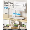 BUCATSTATE 2.6 Gallon Small Fish Tank, 3 Stage Filtration Aquarium