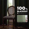 Beauoop 100% Blackout Curtains 84 Inch Long 2 Panels for