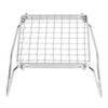 Portable Campfire Grill Silver Mini Folding Grill Rack Stainless Steel
