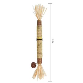 DaiUni Matatabi Katzensticks，Katzenminze Sticks, Katze Kauspielzeug,Katzensticks Zur Zahnreinigung,Kausticks für Katzen, Katzen Zahnpflege Spielzeug, Katzen Sticks, 2 Stück.