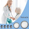 Stethoscope Bell Diaphragm Cover and Eartips Replacement Parts Compatible with