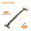 sourcing map 6 Pcs Lid Folding Support Hinges, Iron 180
