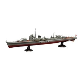 1/700 Imperial Navy Series No.9 EX-2 Japanese Navy Destroyer Akizuki Full Hull Model (With Etching Parts) Plastic Model
