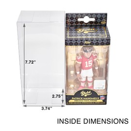 Platinum Protectors Case for Funko Gold Premium 5" Protector Case for Gold Vinyl Figures Boxes (2 Pack)