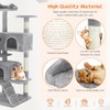 Sweetcrispy 54-Inch Cat Tree Tower – Multi-Level with Sisal Scratching