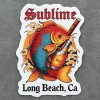 C&A Sublime Badfish Goldfish Sticker 3" Long Beach CA Vinyl Weatherproof NEW Decal