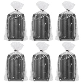 Extra Large Clear Plastic Storage Bags, 6 PCS 90 * 120CM Flat Plastic Storage Bags Dust bag, Thickened Storage Bag Reusable Moving Bags for Luggage Suitcase Furniture Comforter Office Chairs