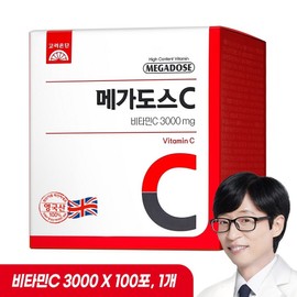 Megadose Vitamin C 3000mg, 300g, 1 piece / 메가도스 비타민C 3000mg, 300g, 1개