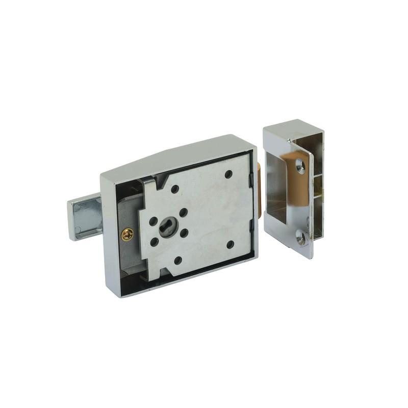 Sterling NLC101 Dead Lock Standard Night Latch Plate, Chrome