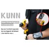 KUNN Tool Belt Suspender Magnetic Work Suspender with Moveable Phone