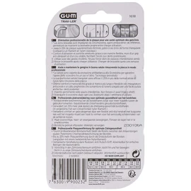 Gum Dental Trav-ler inter-dental brush, 2.0 mm, grey (6 pieces).