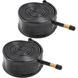 2-PCS 700C Bike Tubes 700x35/43C Butyl Rubber Inner Tube Compatible with 700X35C 700X38C 700X40C 700X42C 700X43C (AV48mm) Schrader Valve Bike Tubes for Bicycle Inner Tubes