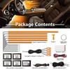 WEBUPAR Acrylic Interior Car Lights, Car Accessories 14 in 1