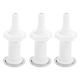 3pcs Bath Air Nozzle PVC 30 mm Straight Spa Air Bubble Jet Nozzle Replacement for Whirlpools Swimming Pools