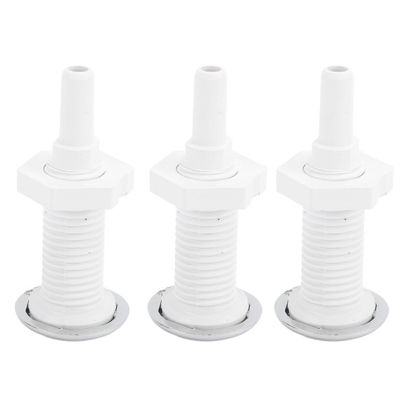 3pcs Bath Air Nozzle PVC 30 mm Straight Spa Air