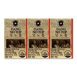True Formula Dangnotop 500mg / 트루포뮬러 당노톱 500mg X 60정 3박스 식후 혈당 바나바잎 멀티비타민 아연 셀렌 종합영양제