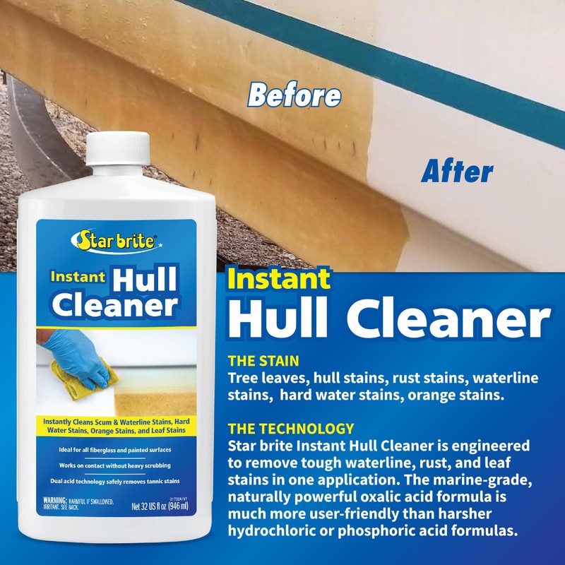 STAR BRITE Instant Hull Cleaner - Clean Stains & Scum