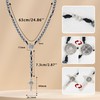 Manfnee Rosary Necklace for men and women Medal & Cross