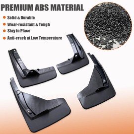 ANMOSVO Mud Flaps for Grand Highlander 2024 - Front & Rear Splash Guards Fender Mud Guards Mudflaps for Toyota Grand Highlander Exterior Accessories 2024-4PCS