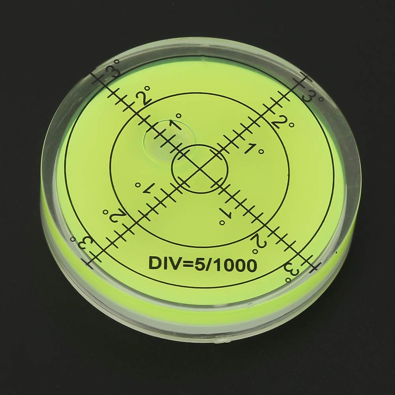 Precision Bullseye Spirit Level 60MM Round Level Bullseye Round Spirit