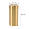2Pcs Gold Jar, Airtight Seasoning Bottle with Top Rotatable Shaker