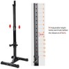 Yaheetech Pair of Adjustable Squat Rack Standard 44-70 Inch Barbell