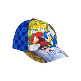CERDÁ LIFE'S LITTLE MOMENTS Unisex Baby Sonic Cap with Curved Peak, Blue, 4-8 Years, blue
