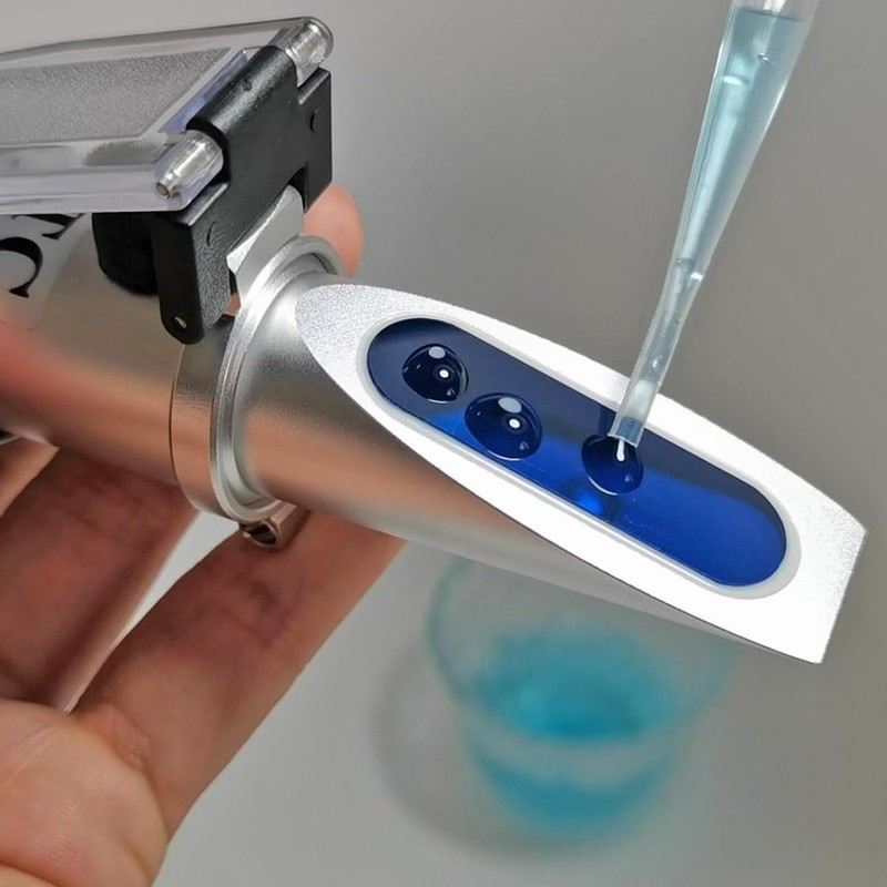 4-in-1 DEF Antifreeze Coolant Refractometer for Automobile Antifreeze System, Diesel