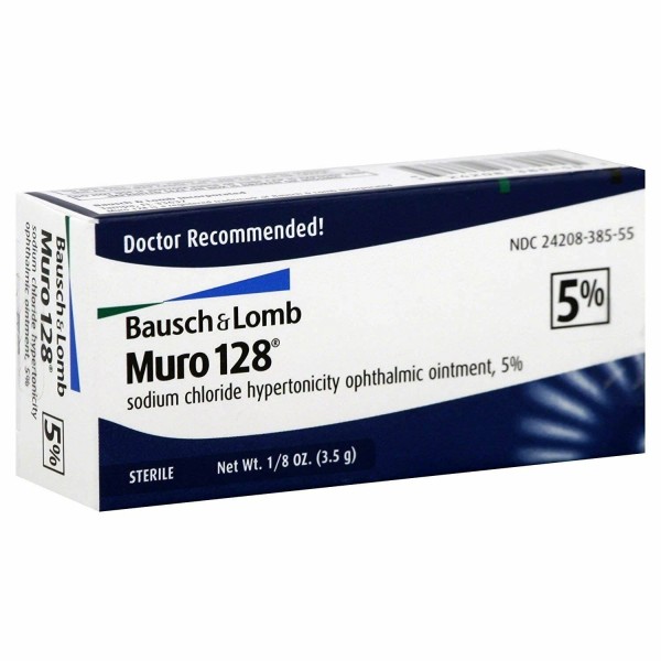 Bausch & Lomb Muro 128 Ophthalmic Ointment 5% Sodium Chloride