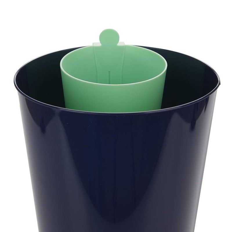 balvi MrRecycle Waste Paper Bin Green Colour Auxiliary Container to