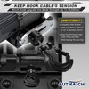AUTMATCH Winch Hook 3/8" - Clevis Slip Hook with Safety