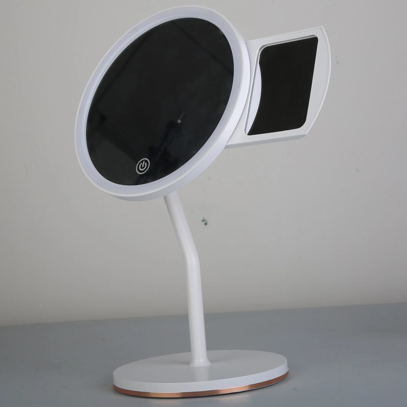 Laromni 5X Magnifying Lighted Makeup Mirror USB Rechargeable Dimmable Vanity