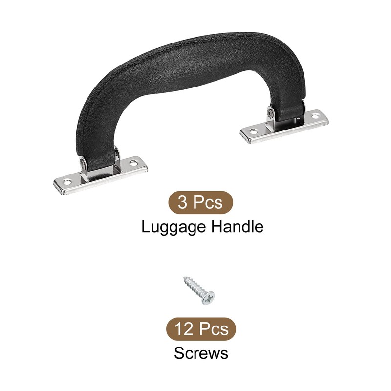 QUARKZMAN Pack of 3 Luggage Handles 151 mm / 5.94