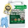Mulch Glue for Landscaping, 135 oz Pet-Safe Binder Spray, Covers