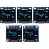 TECNOIOT 5pcs OLED 128X64 Display OLED LCD LED Display Module