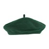 VillageHatShop Dark Green Wool Fashion Beret