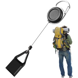 1 Pc Lighter Clip, Retractable Lighter Belt, Anti Lost Retractable Lighter Cover, Lighter Protective Cover for Camping,Keychain Belt, Lighter Leash for Fishing Hiking, Lighter Pouches（Black）