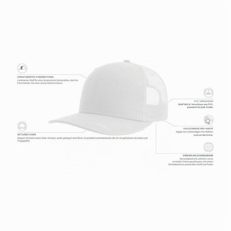 Artexia Trucker Cap - Breathable Baseball Cap for Men and