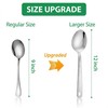 4 Pack Stainless Steel Serving Spoons, 12 Inch Large Buffet