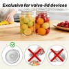 BRMUEIX Electric Mason Jar Vacuum Sealer Kit with Wide and