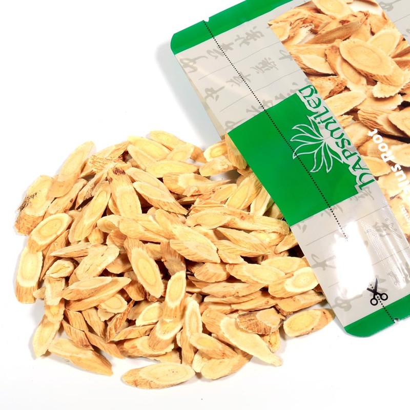 Hapsmiley Astragalus Root (Astragalus Root Sliced Raw/Milkvetch/Huangqi/황기) Dried Bulk Herbs