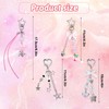 4 Pcs Cute Keychain, Y2K Aesthetic Cute Keychains Accessories Pretty