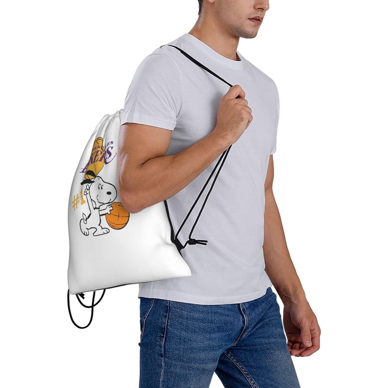 Asamike Gymnap Sack, Lovely Anime, Dog, Basketball Backpack, Training Bag,