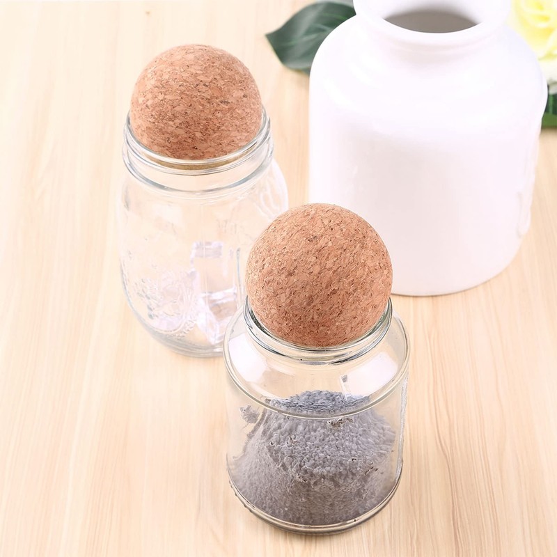 Veulrn 4 Pieces Wine Cork Ball Stopper Wine Cork Stopper