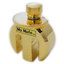 My Mute バイオリン用消音器 高級金メッキ仕上げ 重量約65g MM-V