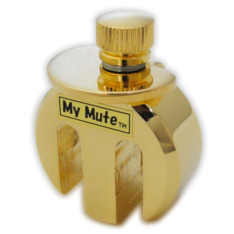 My Mute バイオリン用消音器 高級金メッキ仕上げ 重量約65g MM-V