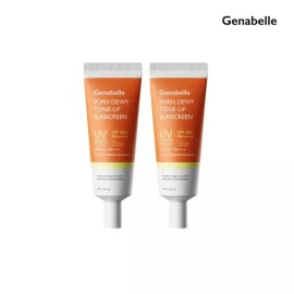 Janabel 제나벨 PDRN 듀이 톤업 선스크린 40ml 2개 Jenabel PDRN Dewy Tone-Up Sunscreen 40ml 2 Pieces