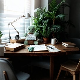 PIGPIGFLY Hand-Knitted Turtle with Lucky Coin - Stress Relief Office Companion, Good Luck Gifts for Women Colleagues,Exam Gifts,Pocket Hug