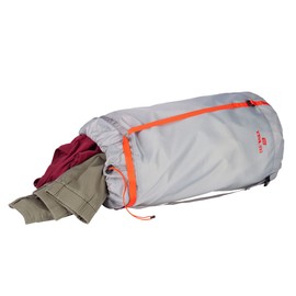 Tatonka Packing Bag Compression Sack 30 L - Lightweight, Compressible Pack Sack with Buckle Fasteners and Drawstring - Made of Recycled Polyester - 30 Litre Volume (Grey)